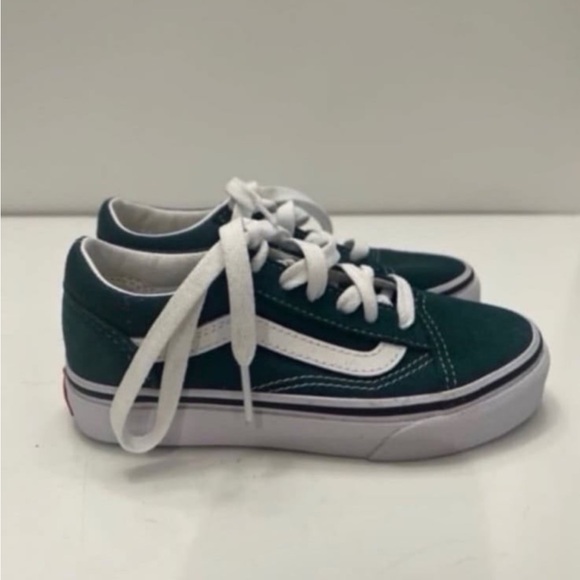 Vans Old Skool Dark Green Unisex - Picture 1 of 9